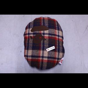 2011 Bape Head Cushion Pillow Harris Tweed